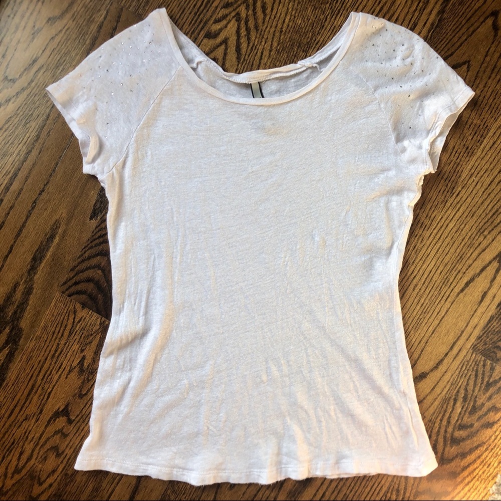 Kische Slub Knit Sparkle Sleeves w Scoop Neck M - Picture 7 of 8